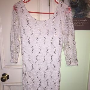 GORGEOUS white sparkly dress